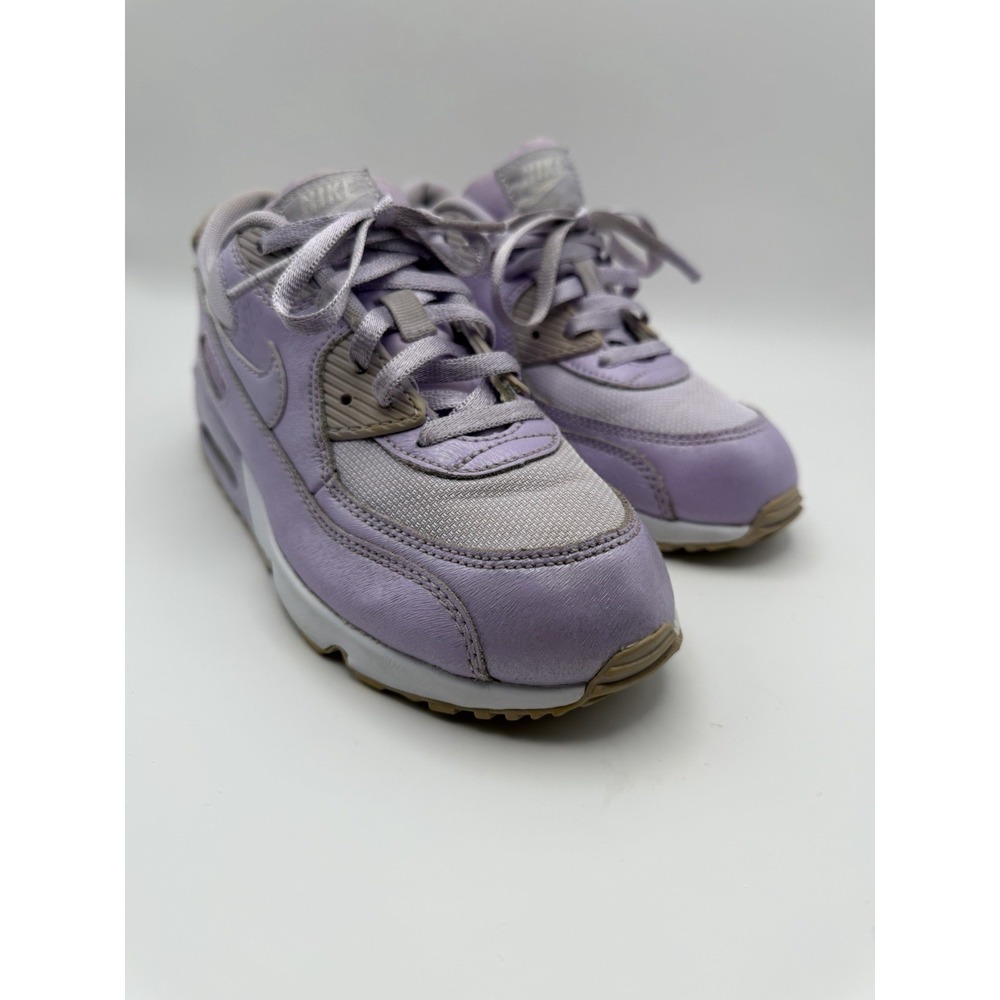Nike Air Max 90 GS Girls Size 3Y Violet Dust Running Shoes Sneakers Rare Purple